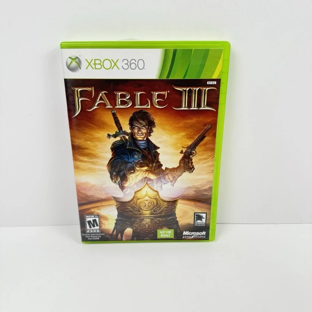 Fable III 3 Microsoft‎ Xbox 360 Complete Manual CIB Tested Working